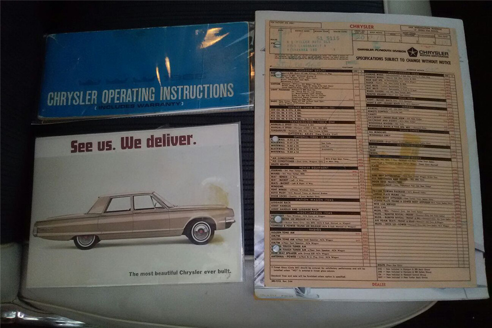 1965 CHRYSLER NEWPORT  - Misc 4 - 207063