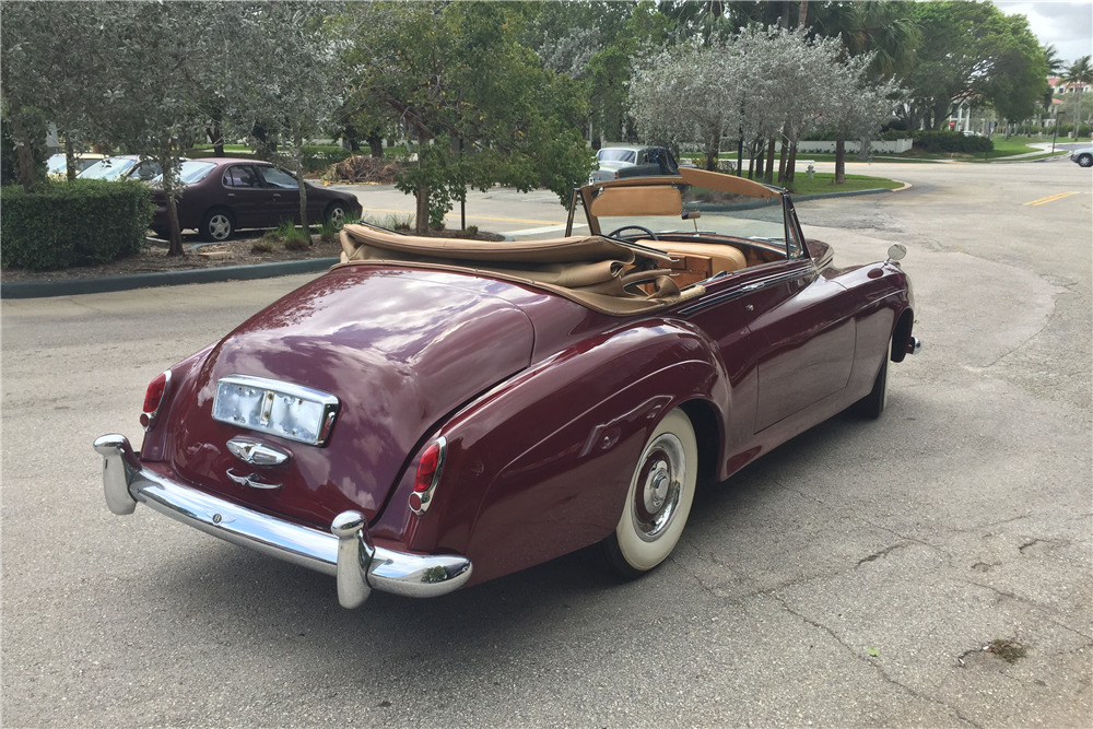 1956 BENTLEY S1 CONVERTIBLE Rear 3/4 207080
