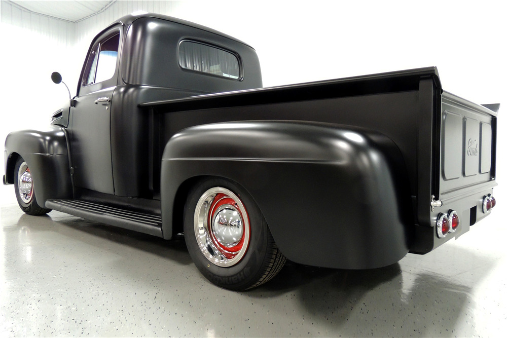 1950 FORD F-1 CUSTOM PICKUP - Rear 3/4 - 207667
