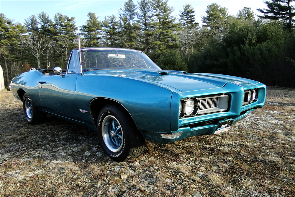1968 PONTIAC GTO RE-CREATION CONVERTIBLE - Front 3/4 - 207854