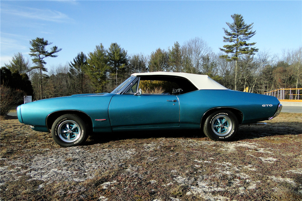 1968 PONTIAC GTO RE-CREATION CONVERTIBLE - Side Profile - 207854