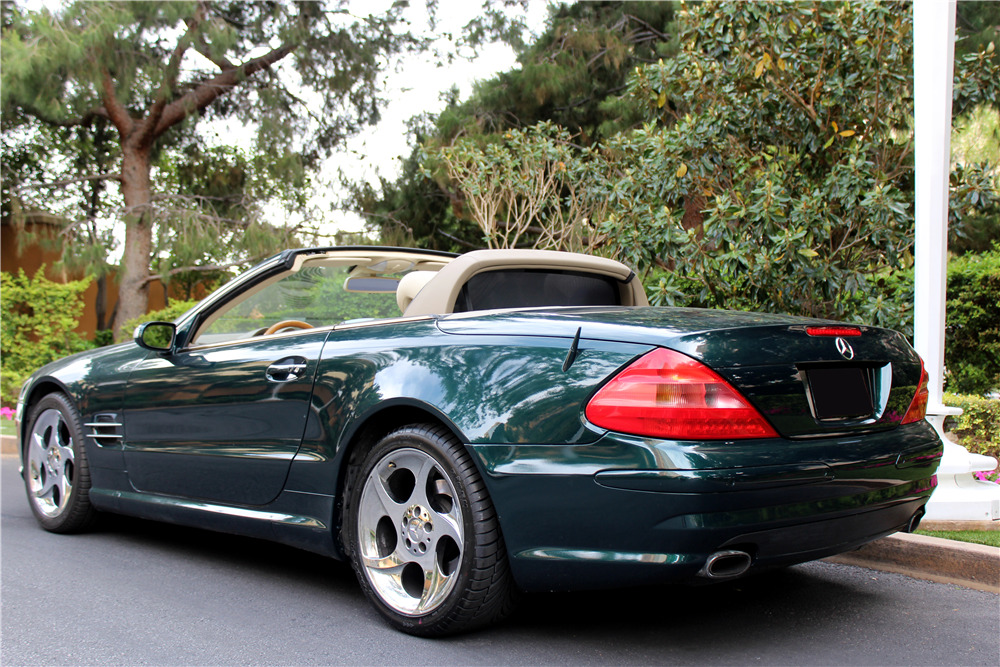 2005 MERCEDES-BENZ SL500 CONVERTIBLE - Rear 3/4 - 207943