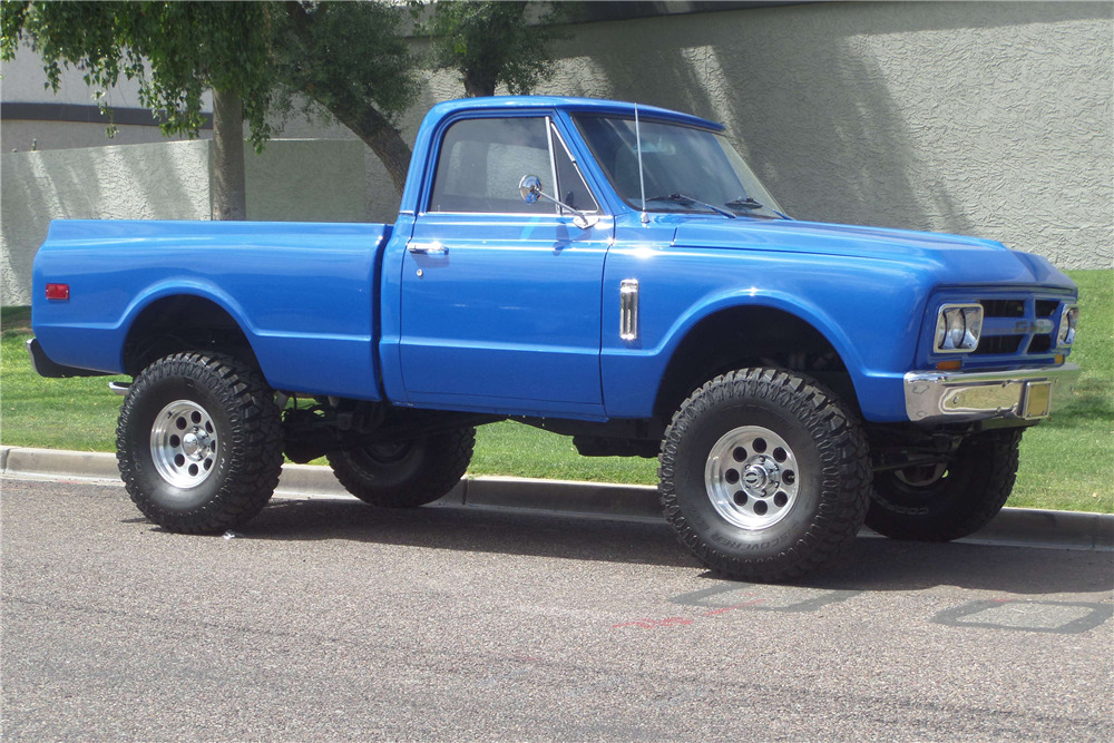 1967 GMC C1500 4X4 PICKUP - Side Profile - 208036