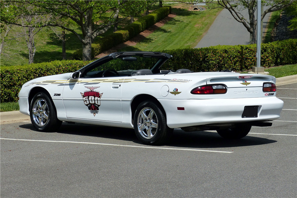 1999 CHEVROLET CAMARO Z/28 CONVERTIBLE INDY PACE CAR - Rear 3/4 - 208051