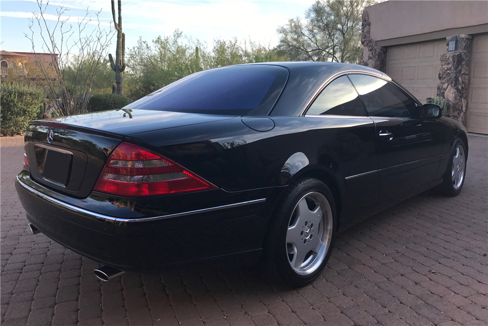 2000 MERCEDES-BENZ CL500 - Rear 3/4 - 208785