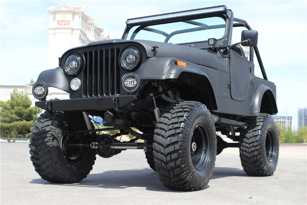 1977 JEEP CJ5 CUSTOM SUV - Front 3/4 - 209049