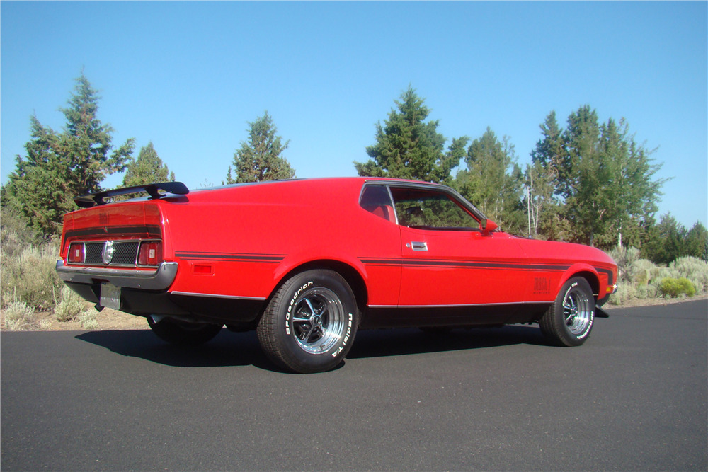 1971 FORD MACH 1 FASTBACK - Rear 3/4 - 210146