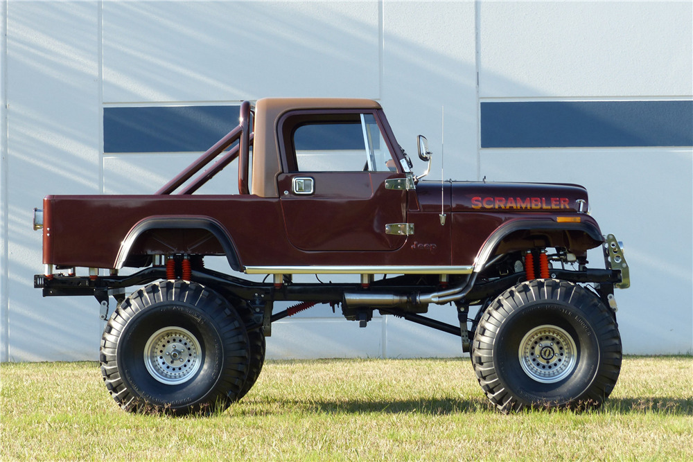 1982 JEEP SCRAMBLER CUSTOM SUV - Side Profile - 210415