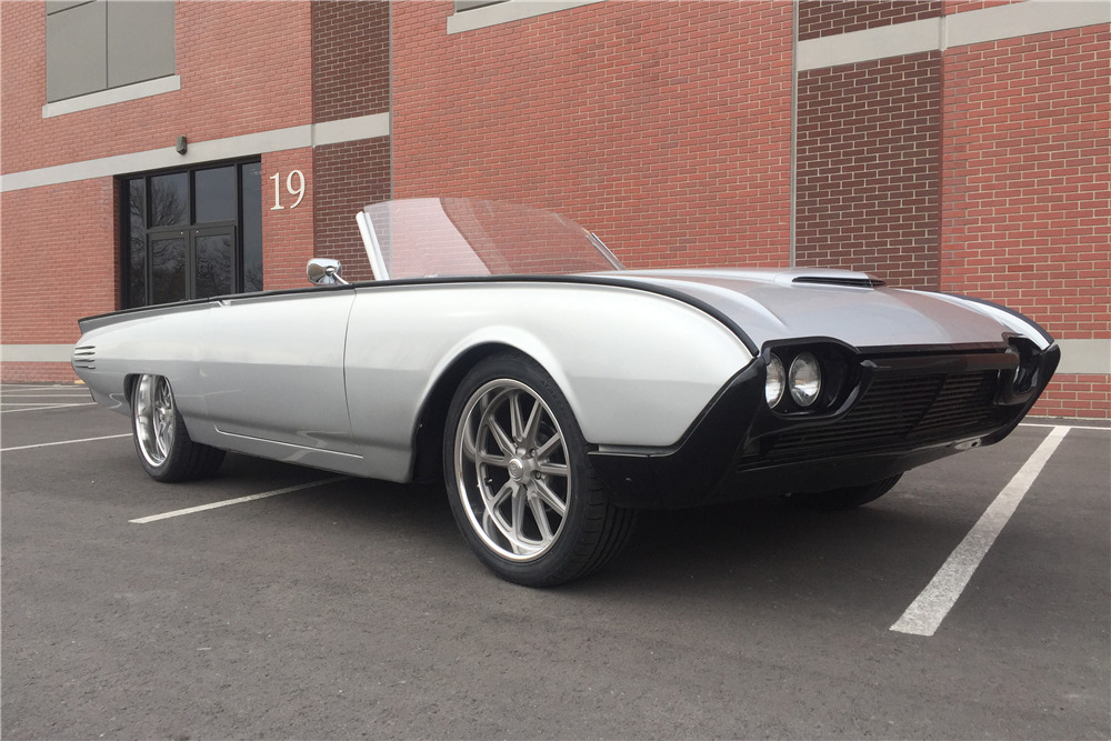 1961 FORD THUNDERBIRD CUSTOM TOPLESS ROADSTER - Front 3/4 - 210501