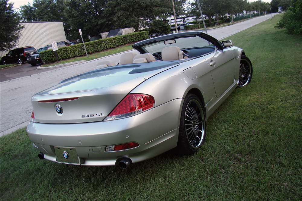 2004 BMW 645 CONVERTIBLE - Rear 3/4 - 210516