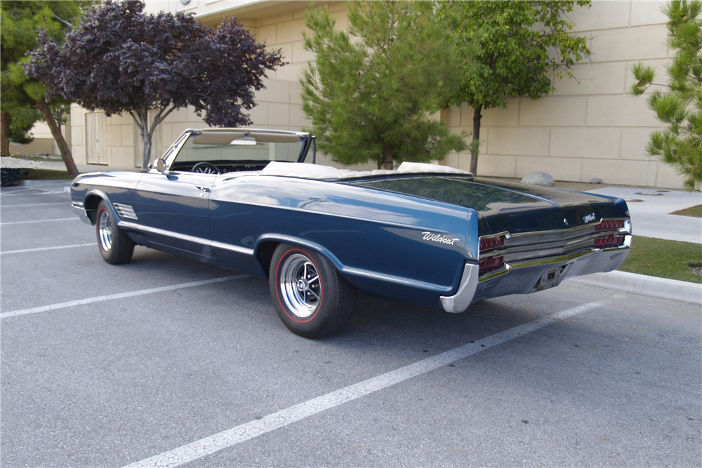 1966 BUICK WILDCAT CONVERTIBLE - Rear 3/4 - 210517