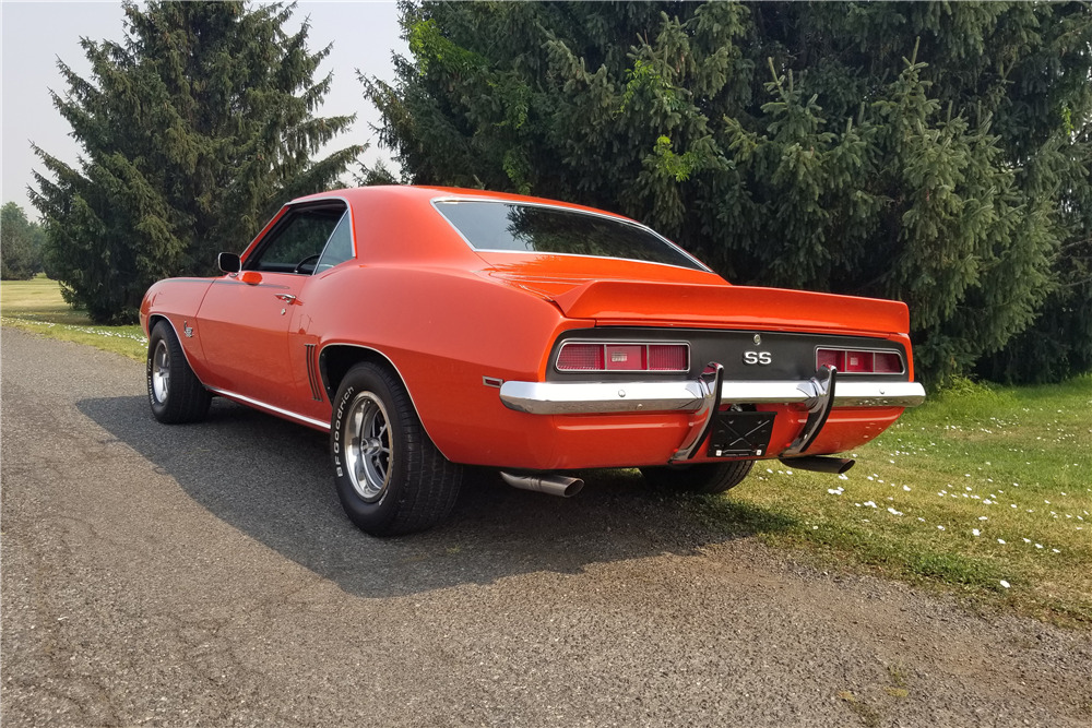 1969 CHEVROLET CAMARO  - Rear 3/4 - 210547