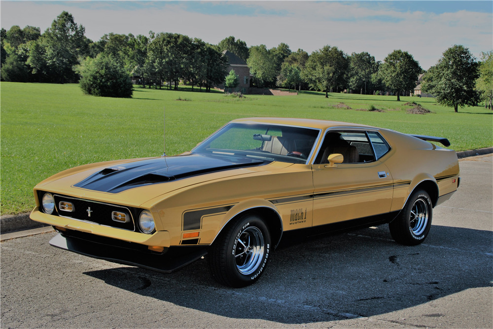 1971 FORD MUSTANG MACH 1 FASTBACK Front 3/4 210669