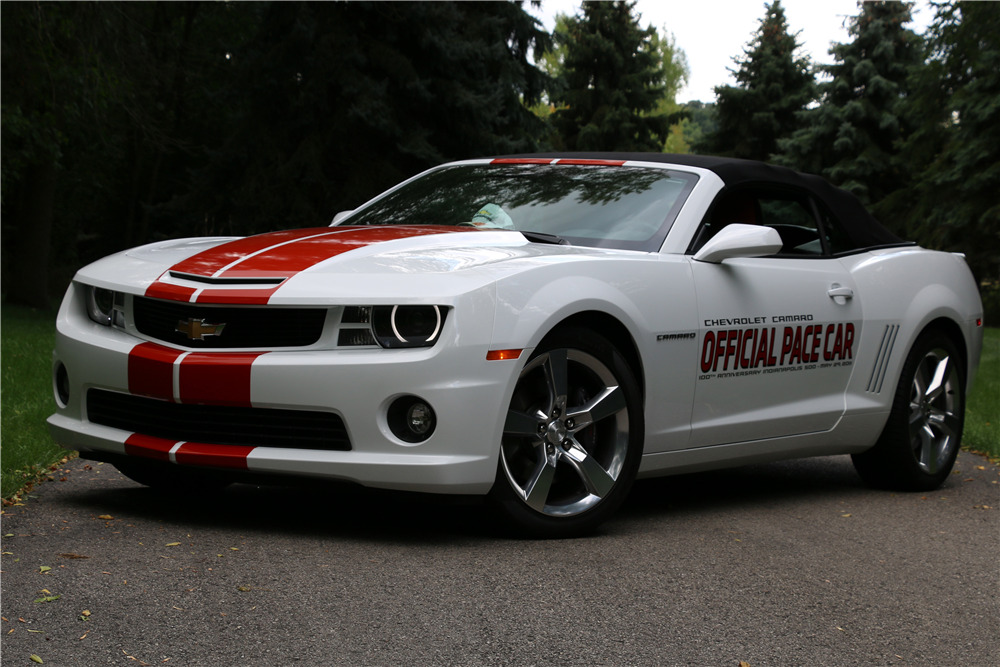 2011 CHEVROLET CAMARO INDY PACE CAR CONVERTIBLE - Front 3/4 - 210700
