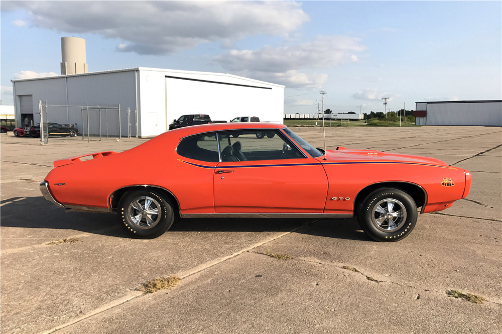 1969 PONTIAC GTO JUDGE RAM AIR III - Side Profile - 210721