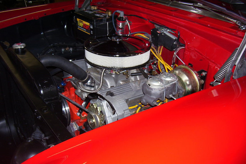 1955 CHEVROLET DELRAY CUSTOM COUPE - Engine - 210764