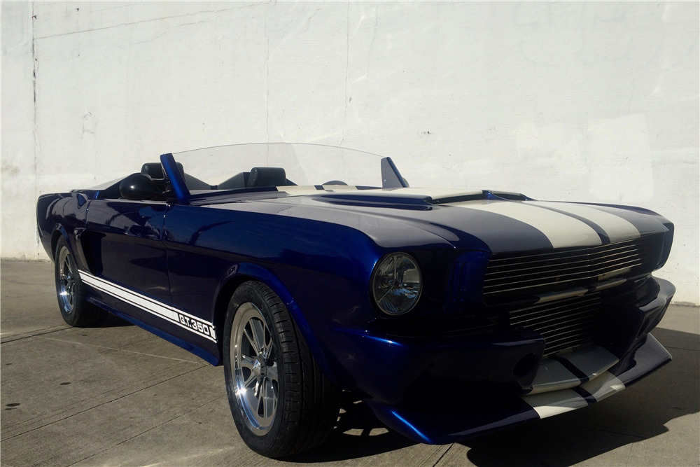 1966 FORD MUSTANG CUSTOM CONVERTIBLE - Front 3/4 - 210835