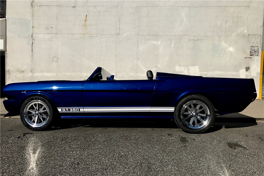 1966 FORD MUSTANG CUSTOM CONVERTIBLE - Side Profile - 210835