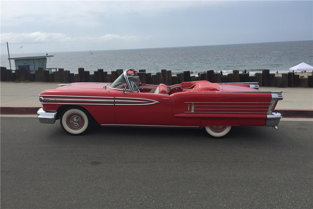 1958 OLDSMOBILE DYNAMIC 88 CONVERTIBLE - Side Profile - 210962