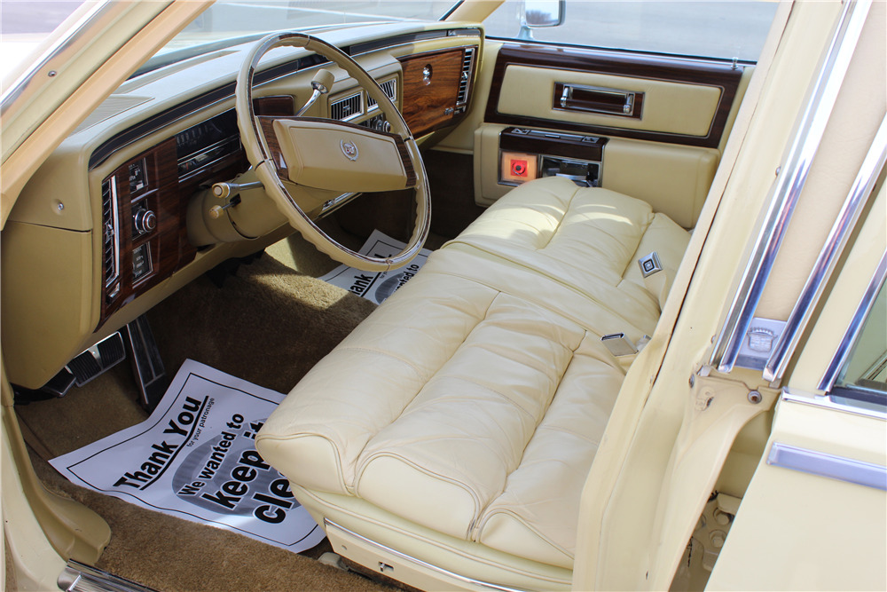 1978 CADILLAC FLEETWOOD BROUGHAM Interior 211766