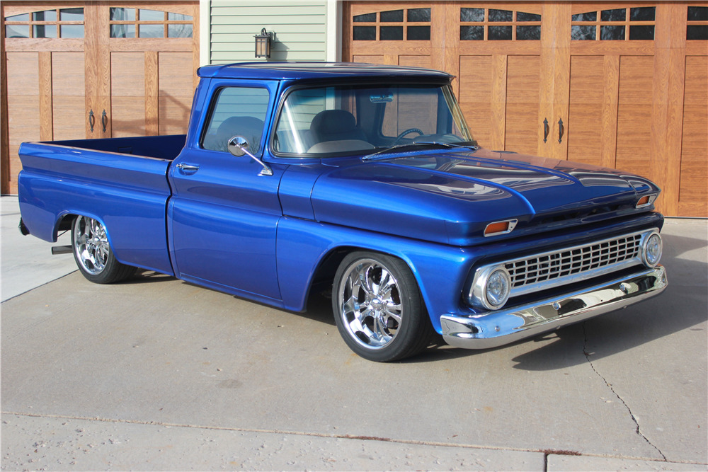 1963 CHEVROLET C10 CUSTOM PICKUP - Side Profile - 211918
