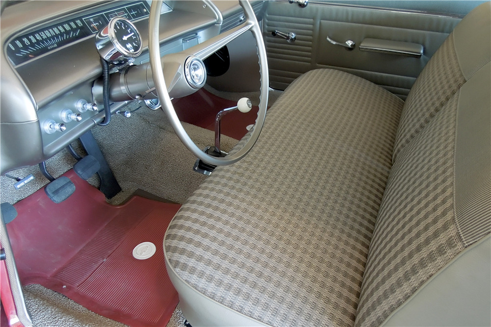 1963 CHEVROLET BISCAYNE 2-DOOR POST - Interior - 212041