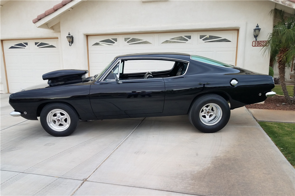 1968 PLYMOUTH BARRACUDA CUSTOM FASTBACK - Side Profile - 212080