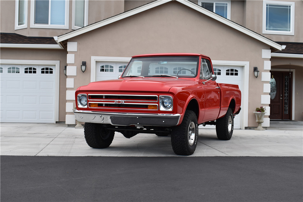1967 CHEVROLET K10 CUSTOM PICKUP - Front 3/4 - 212398