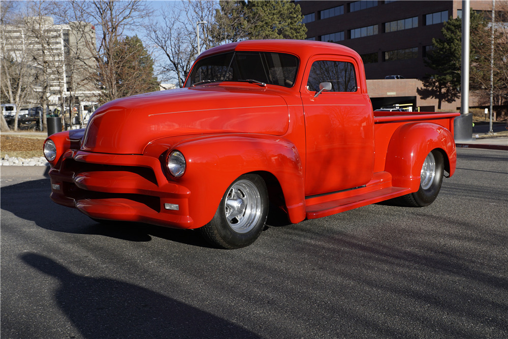 1948 CHEVROLET CUSTOM PICKUP - Side Profile - 212412