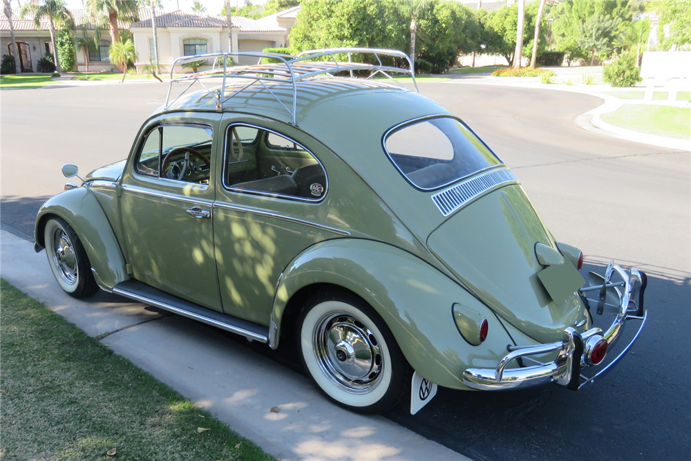 1960 VOLKSWAGEN BEETLE - Rear 3/4 - 212442