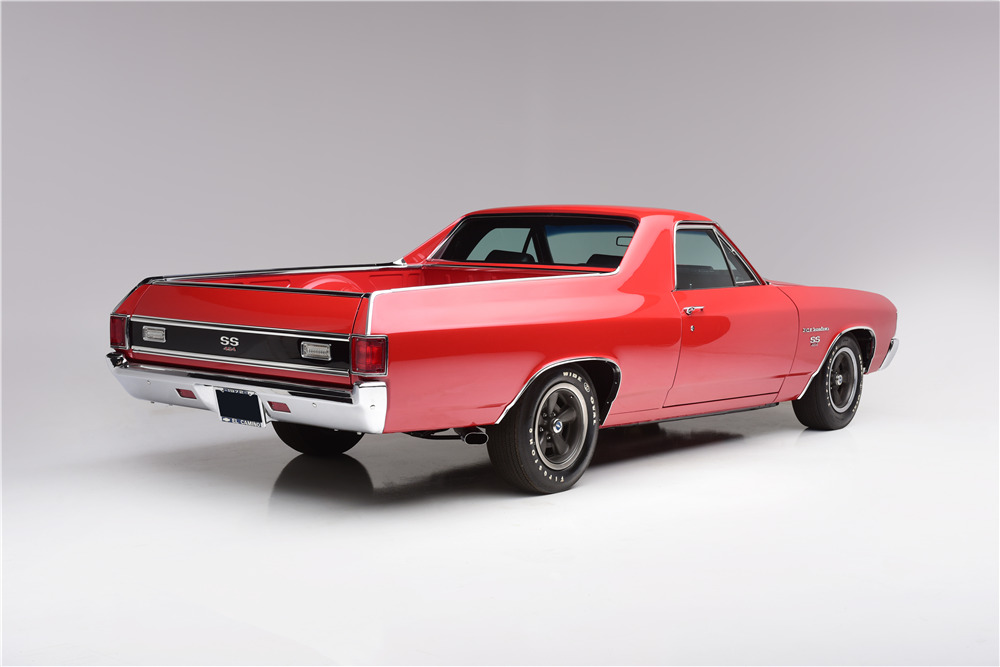 1972 CHEVROLET EL CAMINO SS CUSTOM PICKUP - Rear 3/4 - 212455