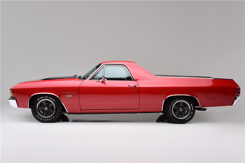 1972 CHEVROLET EL CAMINO SS CUSTOM PICKUP - Side Profile - 212455