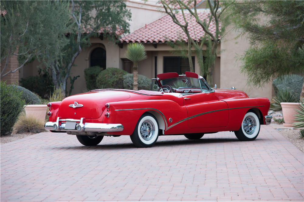 1953 BUICK SKYLARK CONVERTIBLE - Rear 3/4 - 212677