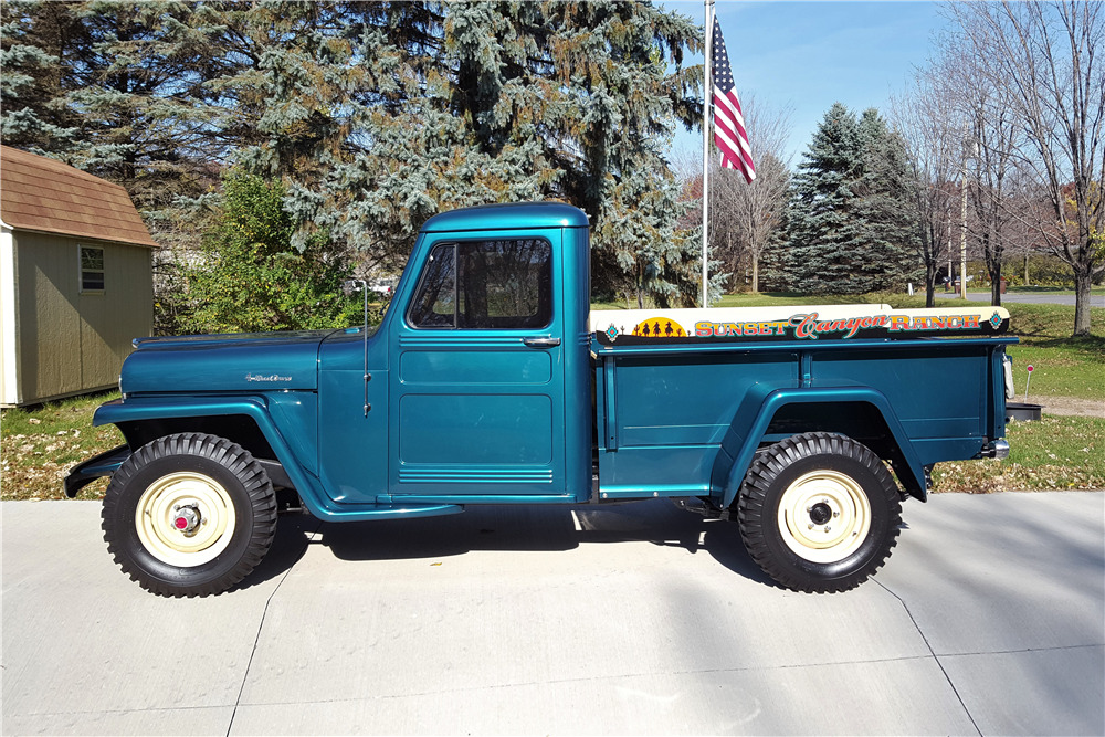 1955 WILLYS JEEP PICKUP - Side Profile - 212875