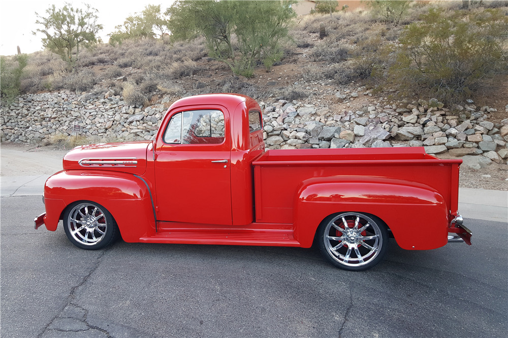 1951 FORD F-1 CUSTOM PICKUP - Side Profile - 212901