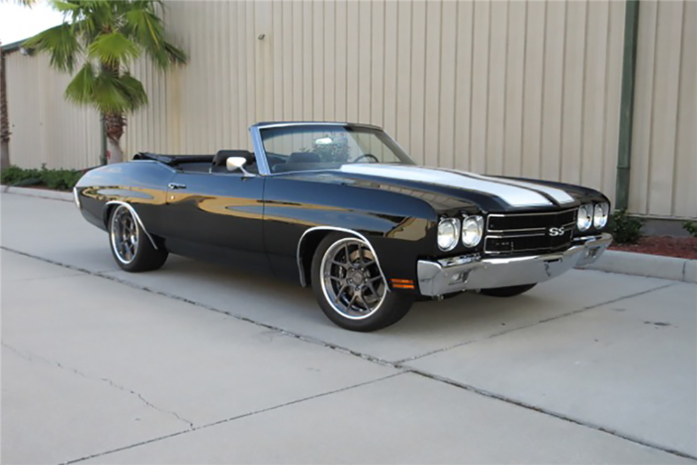 1970 CHEVROLET CHEVELLE SS CUSTOM CONVERTIBLE - Front 3/4 - 212997