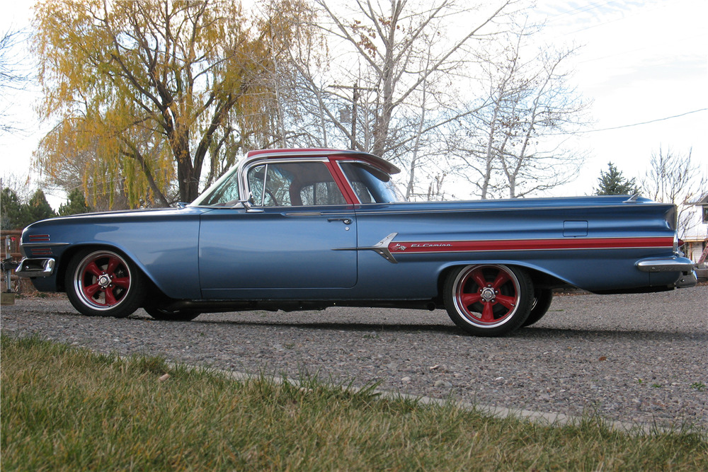 1960 CHEVROLET EL CAMINO CUSTOM PICKUP - Side Profile - 213031