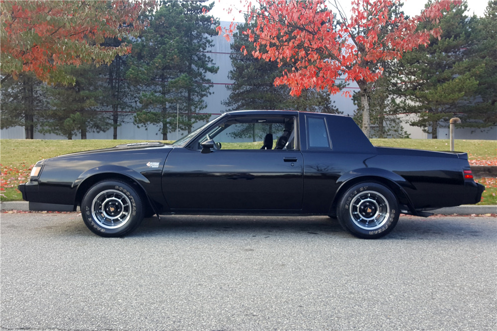 1987 BUICK GRAND NATIONAL - Side Profile - 213247
