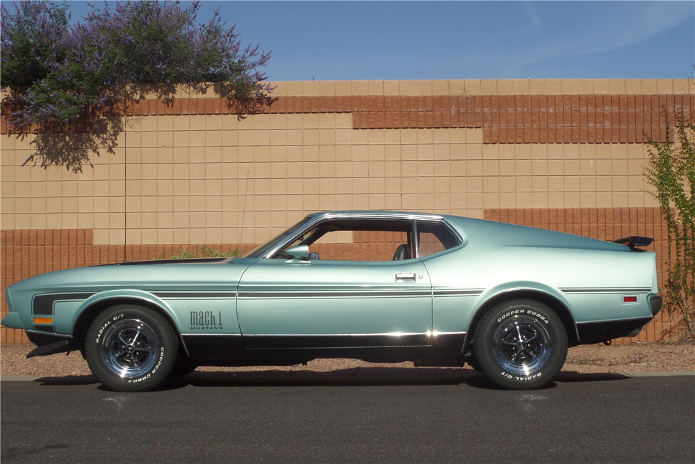 1972 FORD MACH 1 FASTBACK - Side Profile - 213321