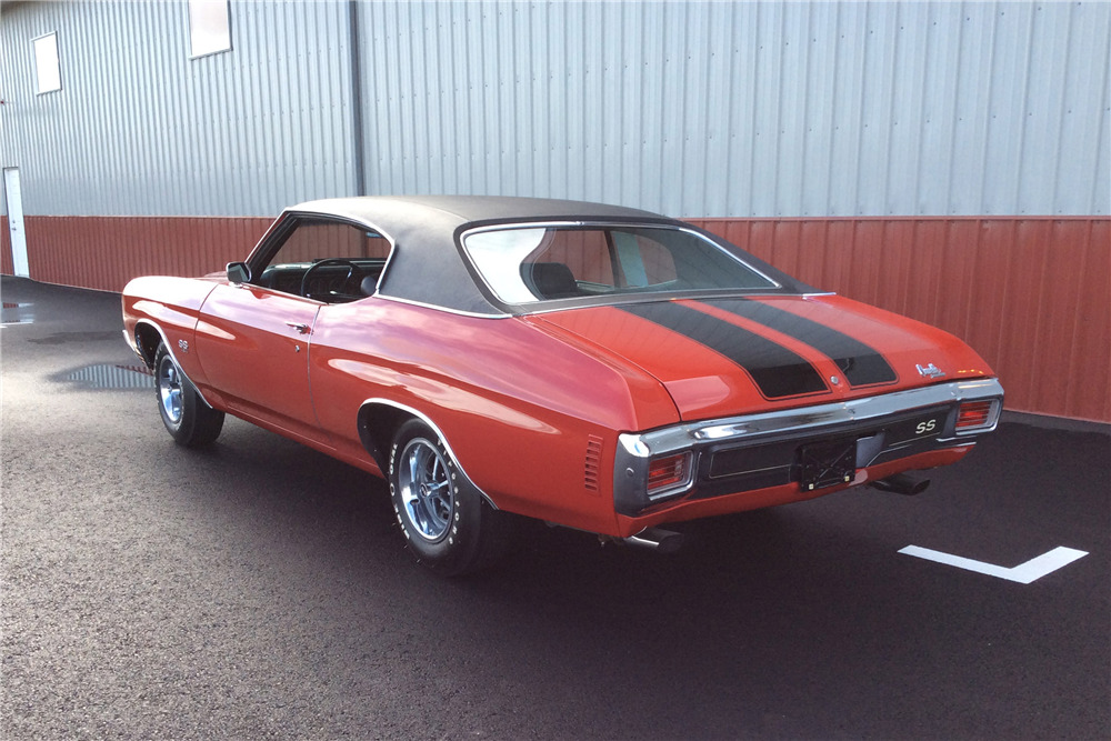 1970 CHEVROLET CHEVELLE LS6 - Rear 3/4 - 213528