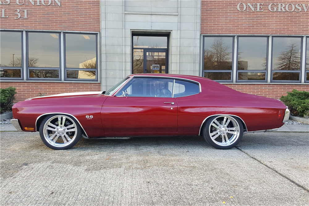 1970 CHEVROLET CHEVELLE SS 454 CUSTOM COUPE - Side Profile - 213620