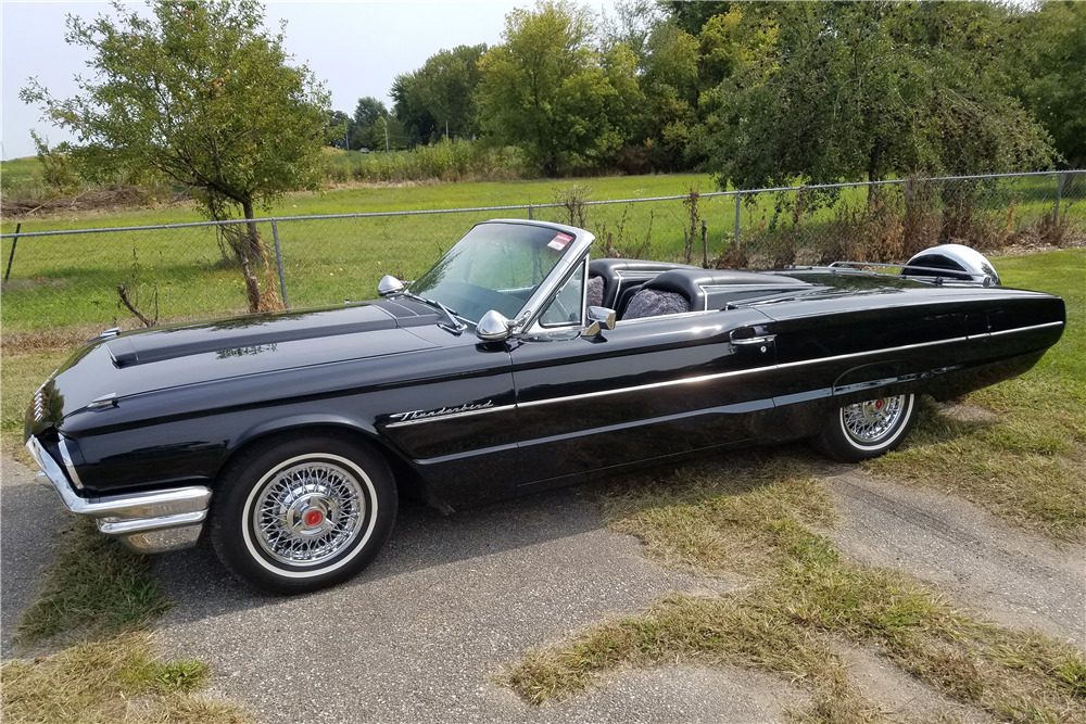 1964 FORD THUNDERBIRD CONVERTIBLE - Side Profile - 213641