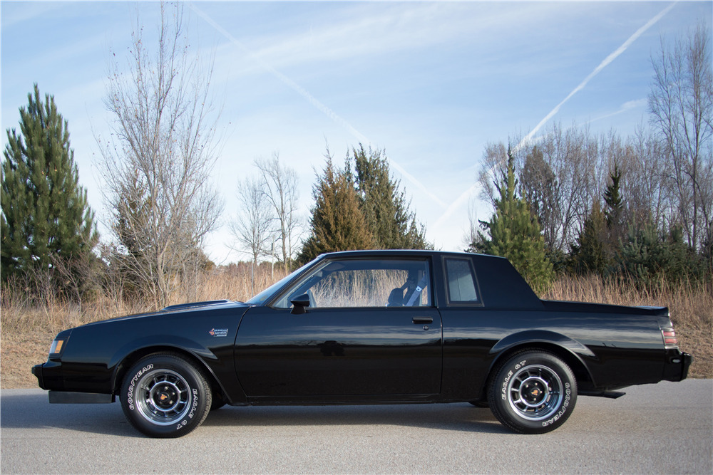 1987 BUICK GRAND NATIONAL - Side Profile - 213673