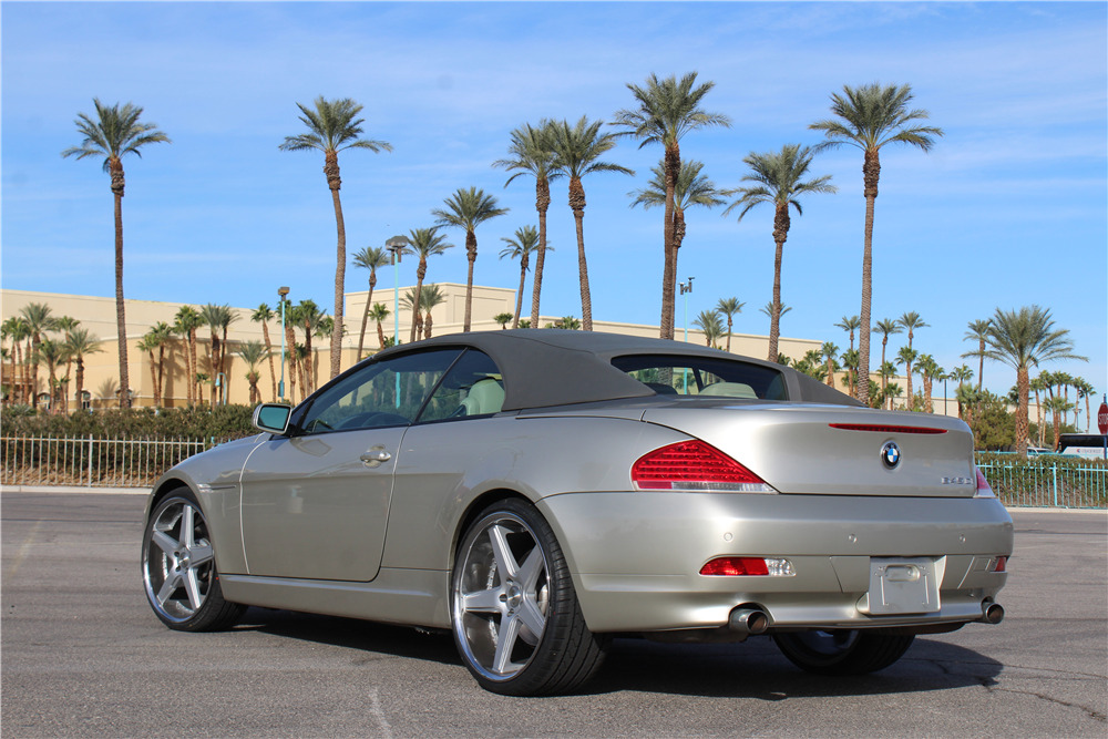 2005 BMW 645 CONVERTIBLE - Rear 3/4 - 213686