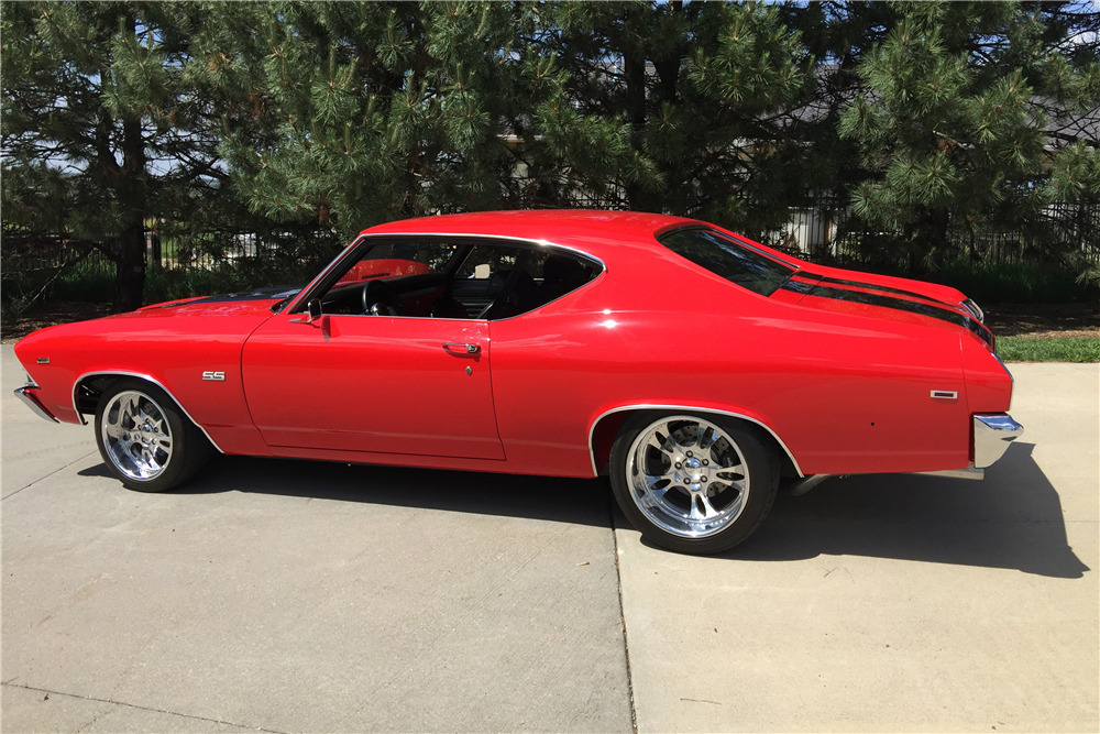 1969 CHEVROLET CHEVELLE SS CUSTOM COUPE - Side Profile - 213762
