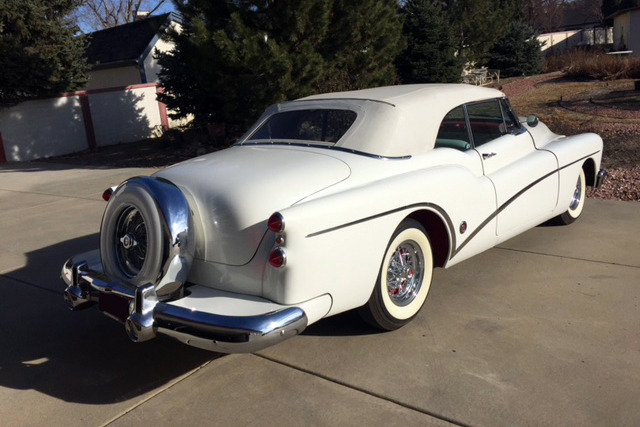 1953 BUICK SKYLARK ROADMASTER CONVERTIBLE - Rear 3/4 - 213860
