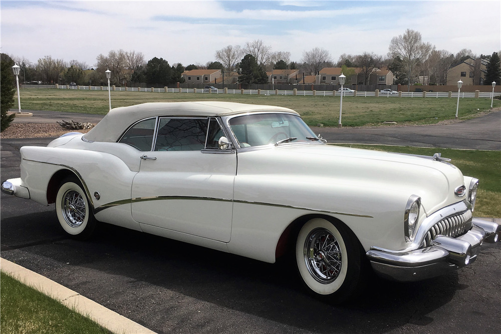 1953 BUICK SKYLARK ROADMASTER CONVERTIBLE - Side Profile - 213860