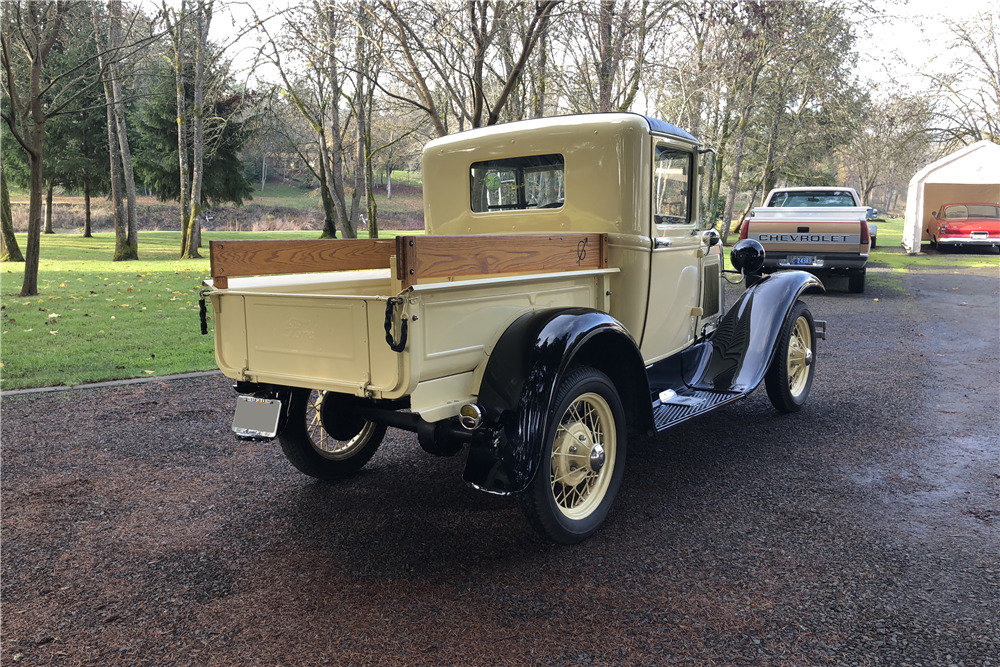 1930 FORD MODEL A PICKUP - Rear 3/4 - 214289