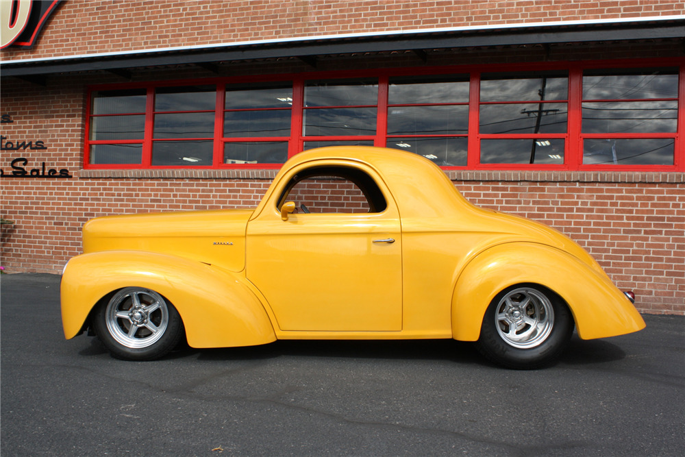 1941 WILLYS AMERICAR CUSTOM COUPE - Side Profile - 214415