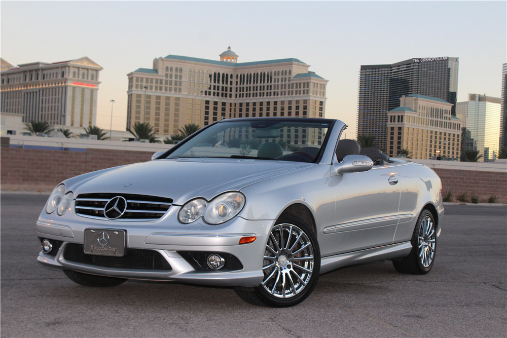 2007 MERCEDES-BENZ CLK550 CONVERTIBLE - Front 3/4 - 214438